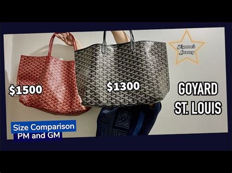 goyard hardy gm size|goyard handbags prices.